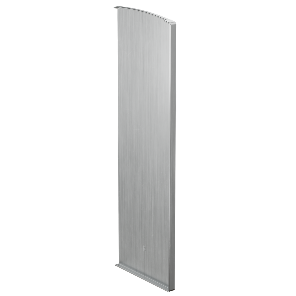 TF-3621 endekappe højre, aluminium rå overfl.