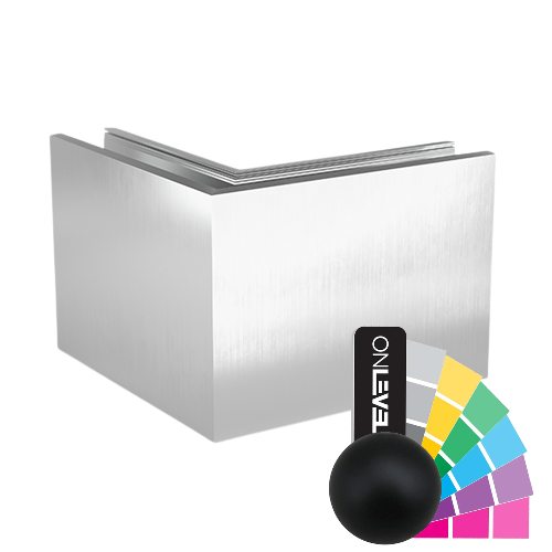 TL-3120 Utsida hörna 90° aluminium RAL matta