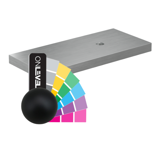 TF-3621 afstandsstykke tykkelse 15mm, aluminum RAL mat