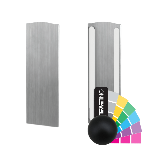 TL-3120 endekappe højre aluminium RAL mat