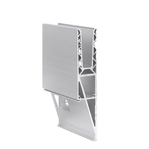 TL-3121 Glass profile  L=5000mm aluminum natural anodized