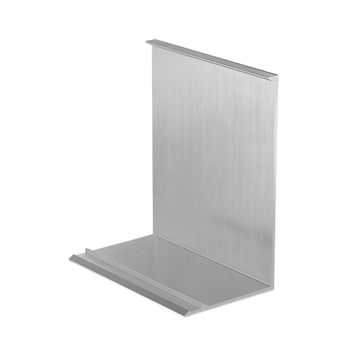 TL-3121 Covercap half height L=2500mm aluminum natural anodized