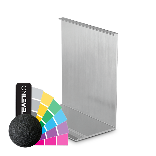 TL-3121 Covercap half height L=2500mm aluminum RAL matt