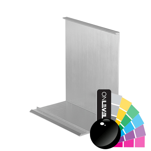 TL-3121 Dækkappe indendørs L=5000mm alum. RAL blank