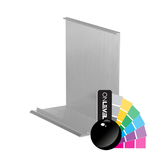 TL-3121 Klikk profil utendørs L=2500mm alum. RAL skinnende