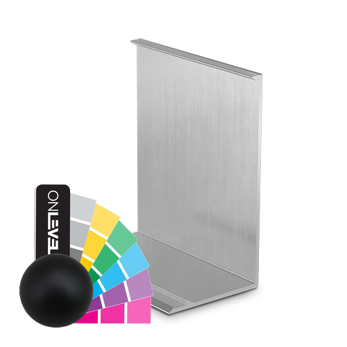 TL-3121 Click profil udendørs L=2500mm aluminum RAL mat