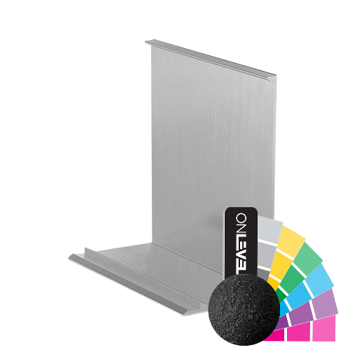 TL-3121 Klikk profil utendørs L=5000mm aluminum RAL ujevn