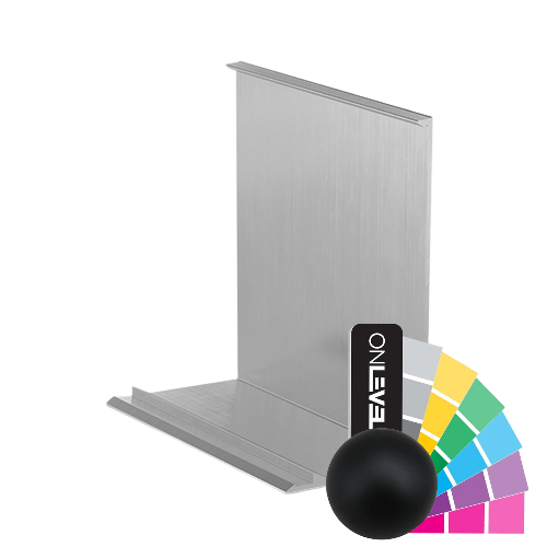 TL-3121 Dækkappe udendørs L=5000mm aluminium RAL mat