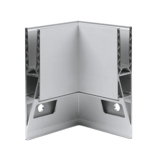 TL-3121 Insida hörna 90° aluminium natur anodiserad