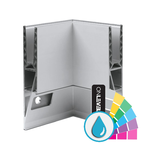TL-3121 Insida hörna 90° aluminium ARMOR RAL