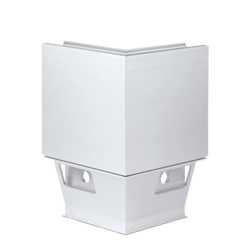 TL-3121 Udv. hjørne 90° aluminium natur anodiseret