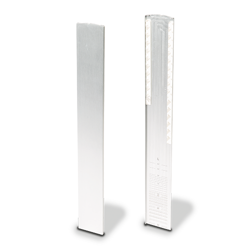 TL-3121 Endcap left half height covercap aluminum mill finish