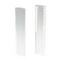 TL-3121 Endekap venstre bare for lav klikk profil aluminium natur eloksert