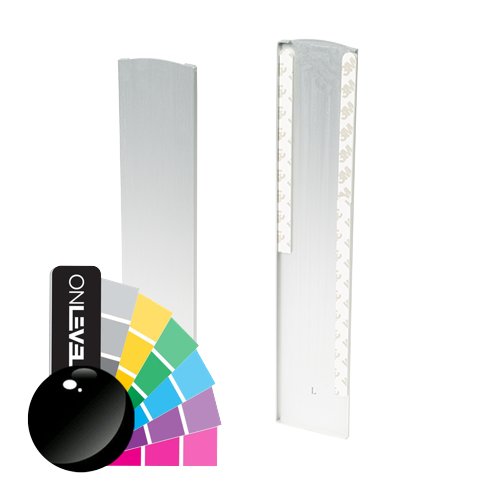 TL-3121 Endekap venstre bare for lav klikk profil alum. RAL skinnende