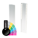 TL-3121 Endekap venstre bare for lav klikk profil alum. RAL skinnende