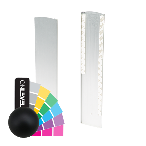 TL-3121 Endekap venstre bare for lav klikk profil aluminium RAL matte