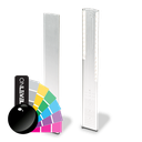 TL-3121 endekappe venstre kun til lav click profil til trappe alum. RAL blank