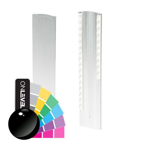 TL-3121 endekappe højre kun til lav click profil alum. RAL blank