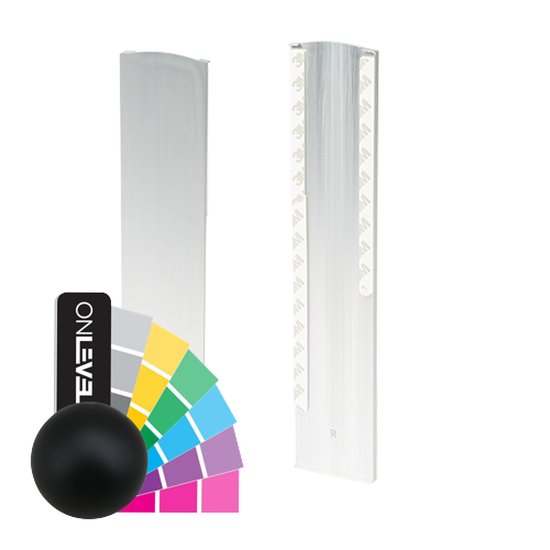 TL-3121 Endekap høyre bare for lav klikk profil aluminium RAL matte