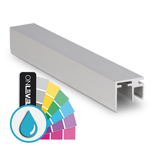 Top-dekke 1.0kN, B=10mm, L=5000mm aluminum ARMOR RAL