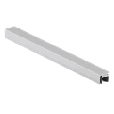 Top-cover med åbning 3mm, L=5000mm, aluminium rå overfl.