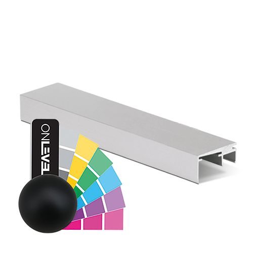 Top-dekke 3.0kN, B=20mm, L=5000mm aluminum RAL matte