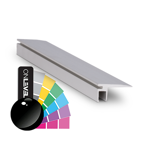 Floor-connect 20mm bredde, L=5000mm, aluminium RAL blank