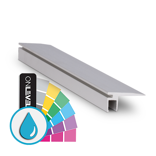 Floor-connect 20mm bredde, L=5000mm, aluminum ARMOR RAL