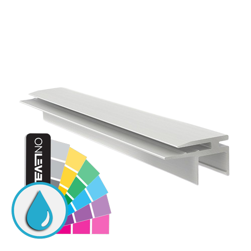 Top-cover med vandret åbning 2.5mm, L=5000mm, aluminum ARMOR RAL