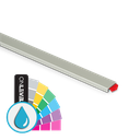 Glass edge protection for glass 24-25.5mm L=2000mm, aluminum ARMOR RAL (incl. glass mounting tape)