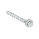 SKYFORCE mounting screw Ø6.3x50mm for plastic frame with steel core, AISI 304