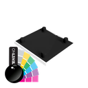 GUARDIAN OF THE UNIVERSE post endcap bottom 58x58mm, alum. RAL shiny