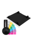 GUARDIAN OF THE UNIVERSE post endcap bottom 58x58mm, aluminum RAL matt