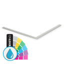 Glass edge protection, corner 90° glass 15-17.5mm, aluminum ARMOR RAL including glass mounting tape