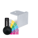 Endcap flat U-profile 30x28x2mm aluminum RAL (struct.)