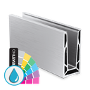TL-6080 Glassprofil  L=5000mm aluminum ARMOR RAL