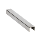 Handrail U-profile 26x20x2mm, L=4000mm AISI 316 satined