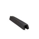 Glasgummi til U-profil 26x20x2/26x23x2mm glas tykkelse 11.5-13.5mm L=5000mm