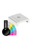 TL-6080 Spacer thickness 18mm alum. RAL shiny