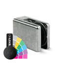 KRONOS square, connection flat glass 8-12.76mm indoor use covercaps stainless steel