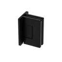 XTREME shower door swing hinge glass-wall 90° with zero position adjustment wall mounting on both sides glass 8/10mm, brass Stealth Black