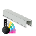 Handrail U-profile 30x28x2mm L=5000mm, aluminum RAL struct.