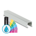 Handrail U-profile 42x34x3mm L=5000mm, aluminum ARMOR RAL