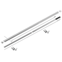 LAZORTRACK wall handrail set 40x30x1mm L=10mtr, AISI 304 satined (discontinued product until 30/06/2026 or while stocks last)