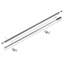 LAZORTRACK wall handrail set Ø42.4x1.5mm L=10mtr, AISI 304 satined (discontinued product until 30/06/2026 or while stocks last)