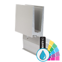 TL-3011 Glass profile  L=5000mm aluminum ARMOR RAL