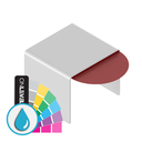 Connection cover U-profile 42x30x3mm, aluminum ARMOR RAL