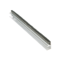 SunView brush seal profile for glass 10mm L=2800mm, aluminum natural anodized