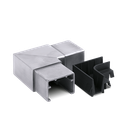 LAZORTRACK outside corner 90° 40x30x1mm, AISI 304 satined (discontinued product until 30/06/2026 or while stocks last)
