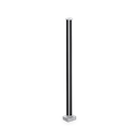 PIKASSO cornerpost 90° 50x50mm H=1100mm 10-13.52mm, aluminum mill finish
